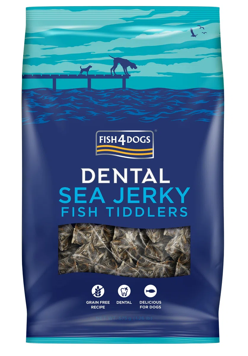 Fish4Dogs Dental Sea Jerky Fish Tiddlers - 575 g