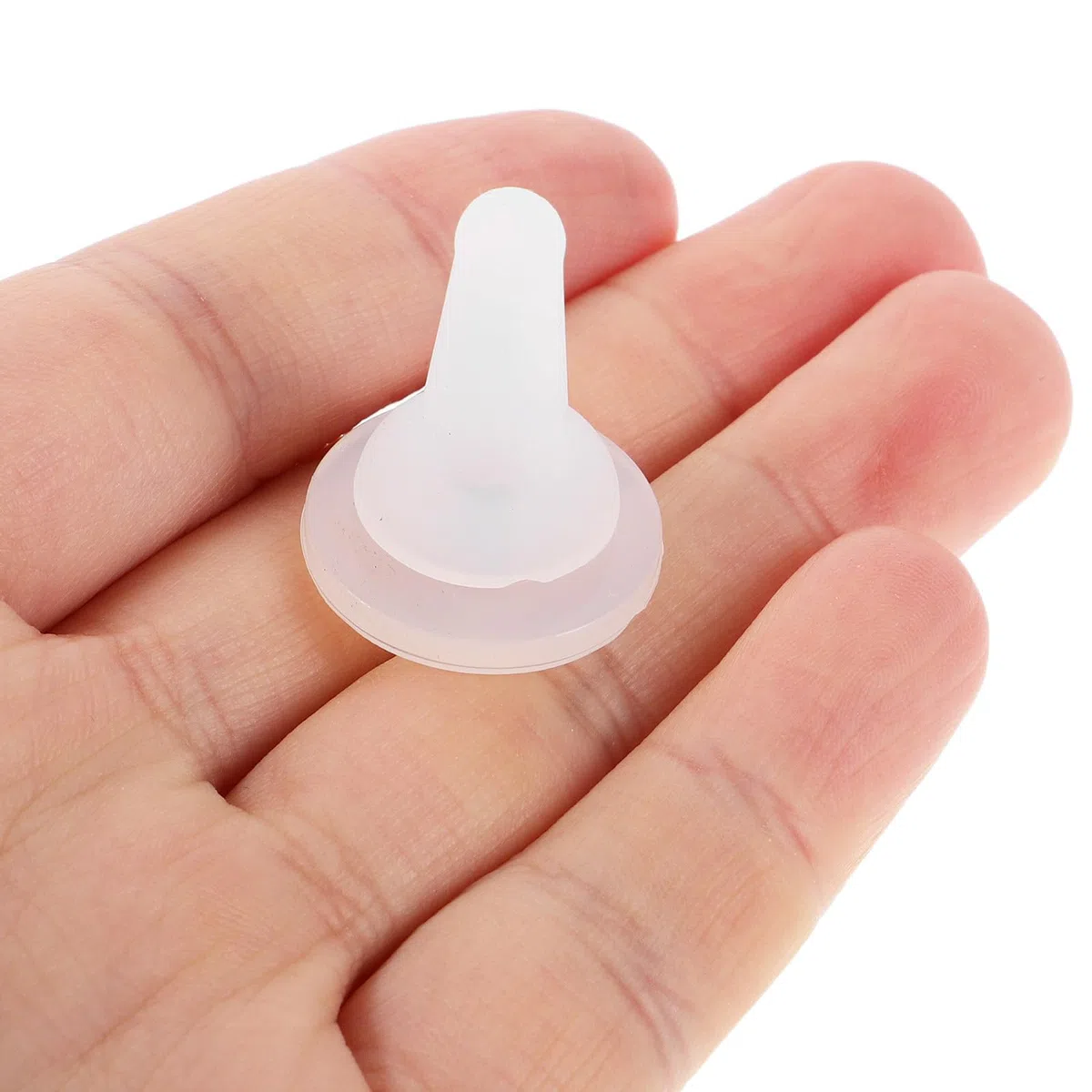 Set 50 Ciucci per Biberon in Silicone Morbido per Animali Domestici, Tettarelle Piccole Trasparenti per Gattini, Cuccioli e Conigli, Accessori per Alimentazione e Cure Ragazzo
