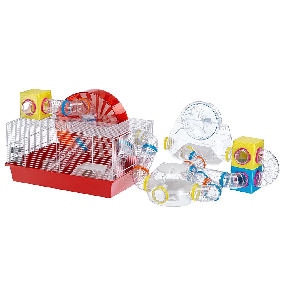 Ferplast Accessori roditori Ferplast GYM criceti ruota sport modulo abitativo , 32,3 x 23 x h 26,3 cm