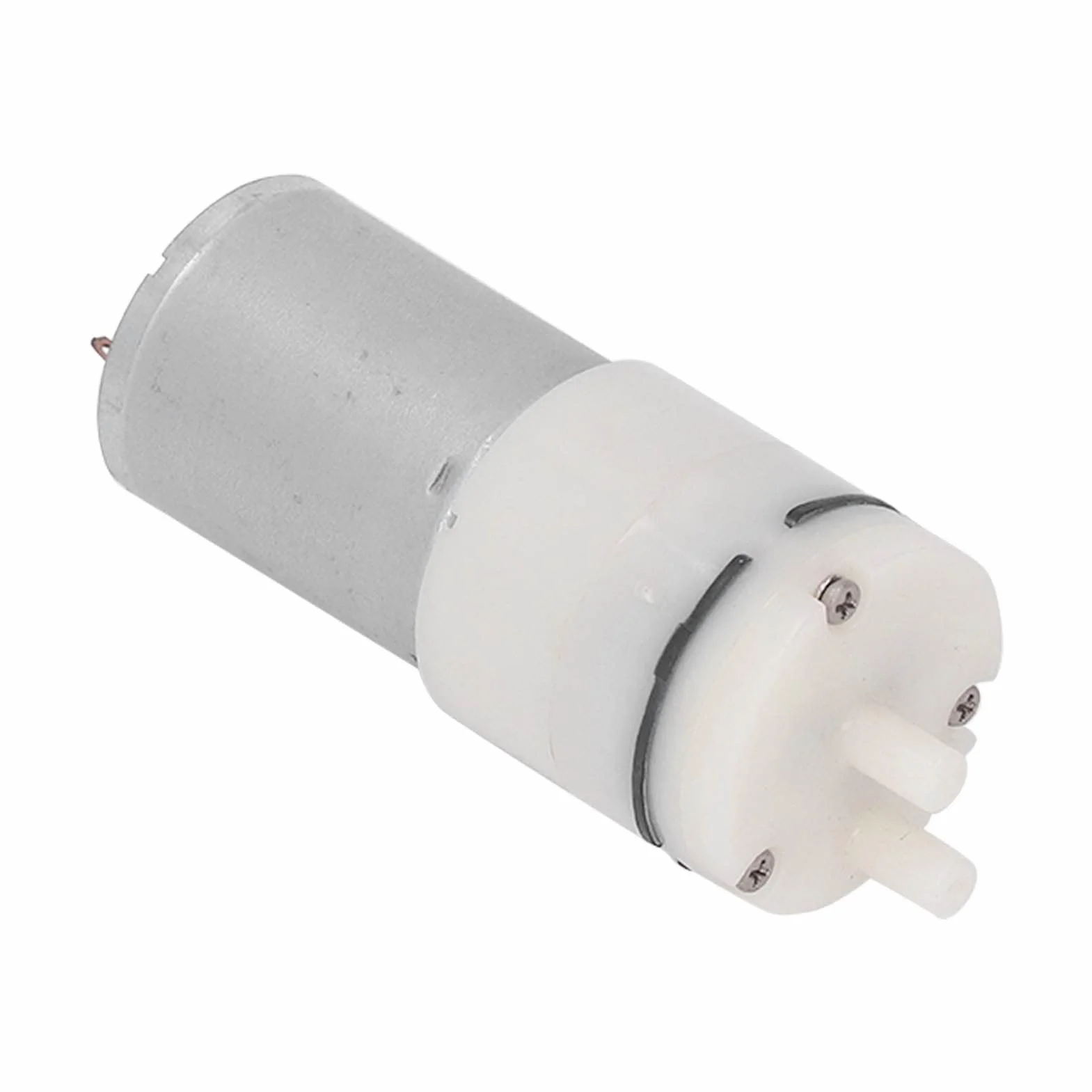 Pompa Aria Membrana 12V 30W 350 mmHg per Acquari <3S 100000 Cicli Bianco A Isolamento Basso Rumore Compact