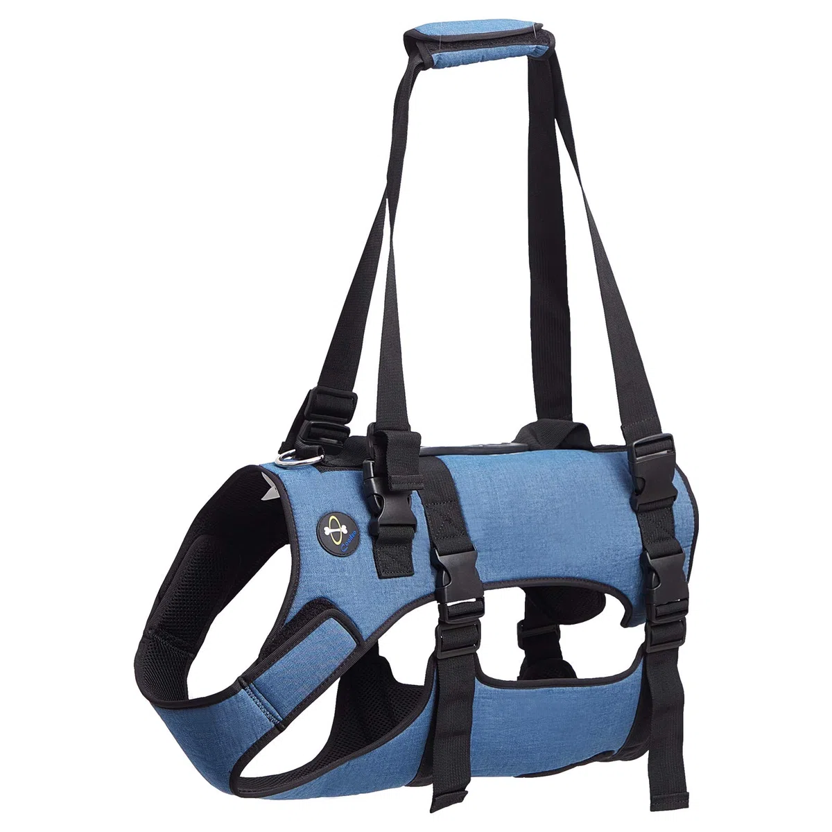 COODEO Imbracatura Sollevamento Cani, Supporto Integrale & Fascia Riabilitazione con Spalline Regolabili/Traspiranti per Cani Anziani, Disabili, con Artrite, Paralisi o Problemi Articolari (blu,M)