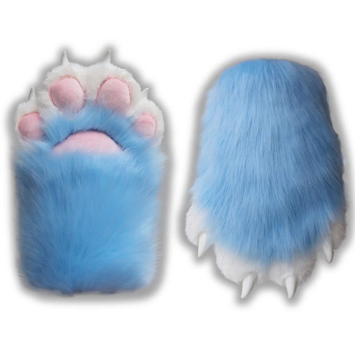 Comode zampe pelose in pelliccia sintetica con zampe di pelliccia, Therian Paws Therian Stuff Therian Gear, Simpatici guanti a zampa di gatto Guanti Therian con artigli, Stuff peloso Guanti da