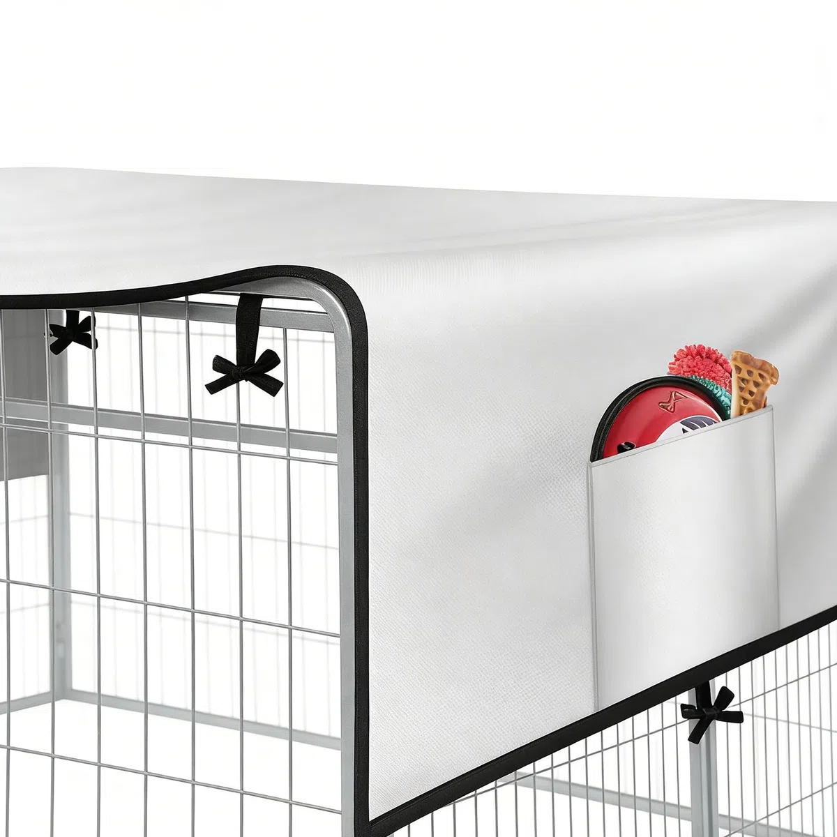 Copertura per gabbia per cani, in tessuto Oxford 210D, impermeabile, di grandi dimensioni, per campeggio, cortile, spiaggia, riunione di famiglia, patio, picnic