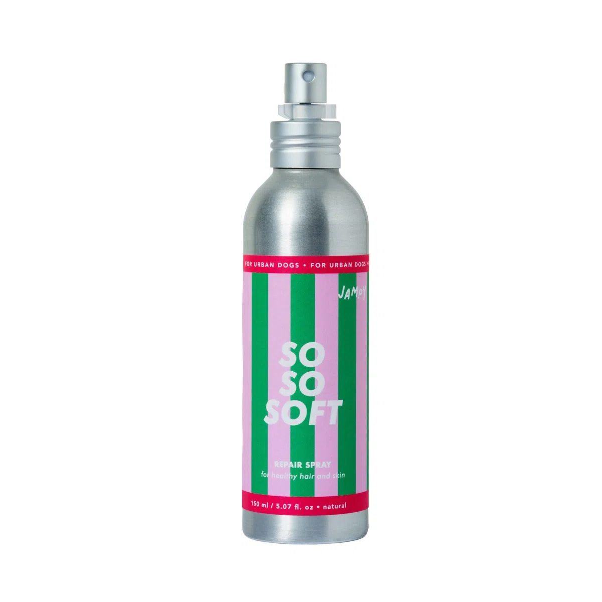 JAMPY Spray Districante Nutriente Per Cani. Scioglie i Nodi - Idrata - Rimpolpa - Lucida il Pelo. Formula Ipoallergenica con Cheratina, Lisina e Acidi della Frutta. 97% Naturale. Senza plastica.