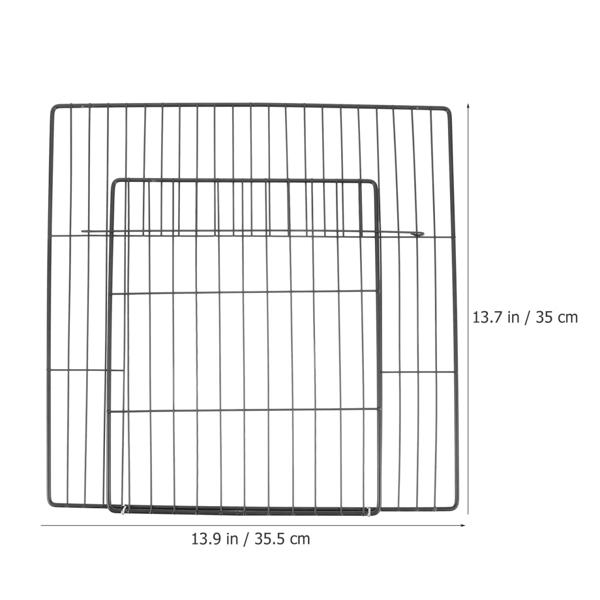 BESPORTBLE Pannello Porta Gabbia Per Animali Accessorio Per Recinto Di Cani E Gatti Facile Da Installare E Trasportare Design Con Rete Per Piccoli Animali Porta Per Gabbia Per Cani E Gatti