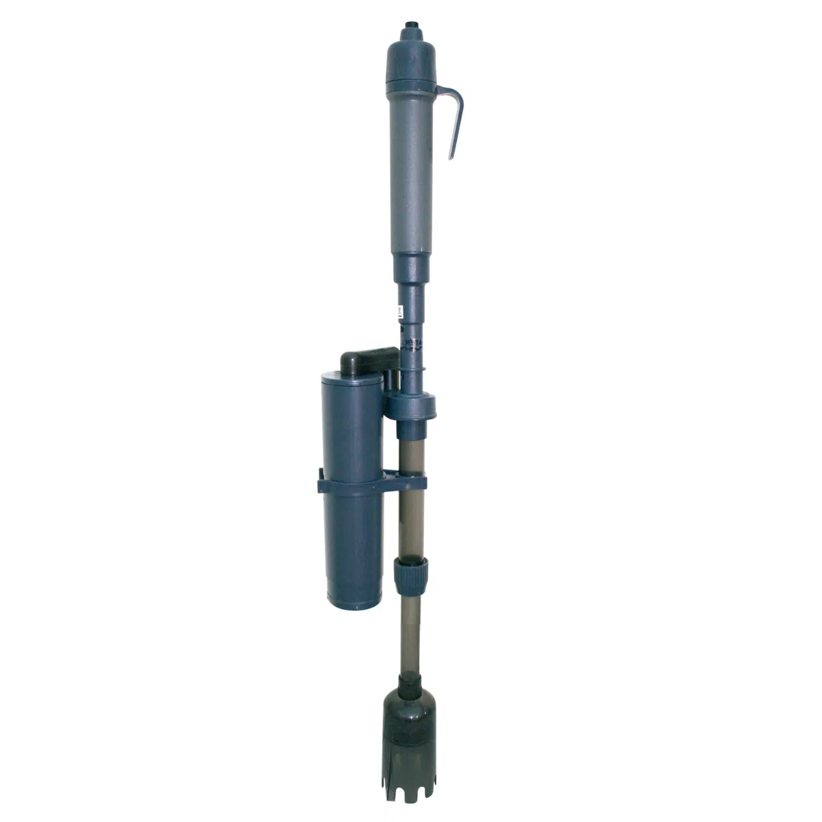 Amtra Smart - Aspirarifiuti per acquario a batteria, Kit Pulizia Acquario, Per Acquari e Tartarughiere, Sifone per cambio acqua, Calza filtrante sostituibile, Cartuccia filtrante riempibile, 41 cm