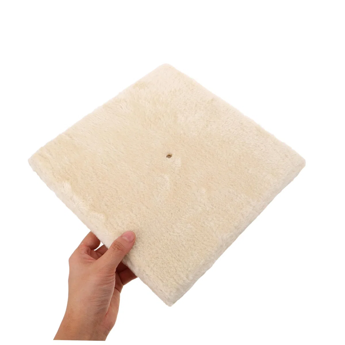 Base di Ricambio per Tiragraffi Gatto M8/m10 in Peluche e Truciolato Beige Finitura Morbida e Supporto Duraturo per Progetti Fai da Te di Albero Tiragraffi in Soggiorno