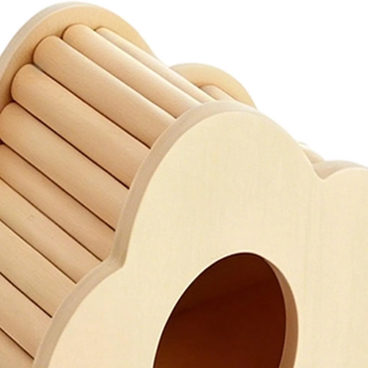 Scaletta per criceti, in legno, a forma di , per gerbilli, topi, furetti, cincillà, per interni ed esterni