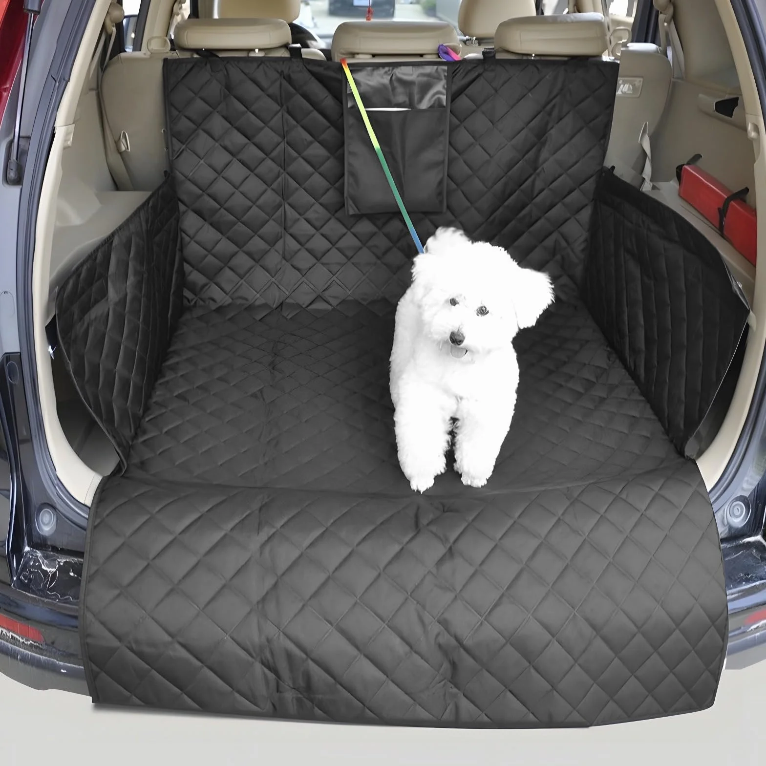 Traxenta telo bagagliaio auto per cani, copri baule auto per cani, universale posteriore bagagliaio fodera, tappetino per cani nel bagagliaio dell'auto, protezione bagagliaio dell'auto per furgoni