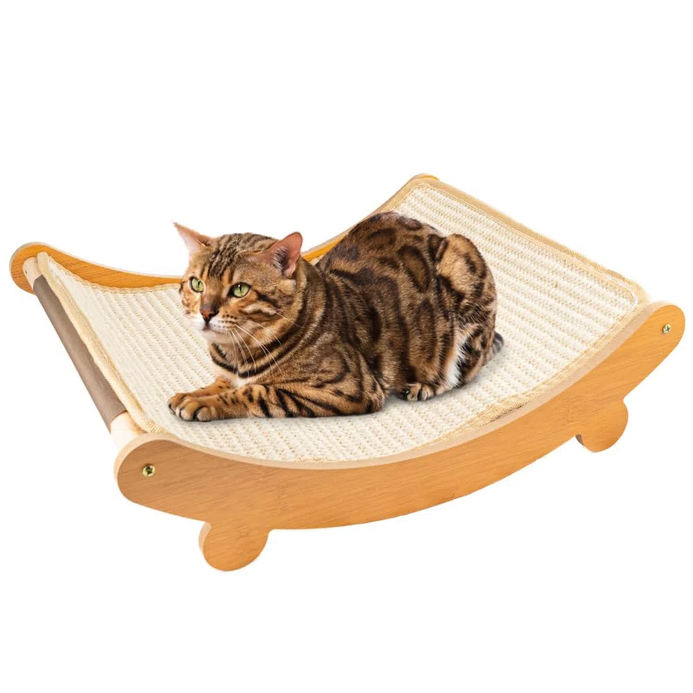 Tiragraffi per Gatti L/XL - XXL Supporto per Grattare, Alta Durabilità, Design Elegante, Base Stabile, Facile da Montare, Ideale per Gatti di Taglia Grande e Media