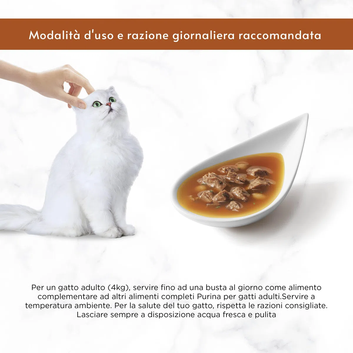 GOURMET SOUP ROYALE Alimento Umido Complementare per Gatti Adulti gusto Pollo guarnito con Perle di Pasta e Spinaci, 30 Buste da 45g