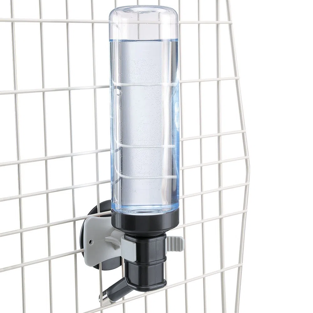 Ferplast Beverino acqua universale per trasportini per cani DRINKY DOG Dispenser 0,6 Litri d'acqua per cani, Scala graduata esterna, 7 x 11 x h 31 cm