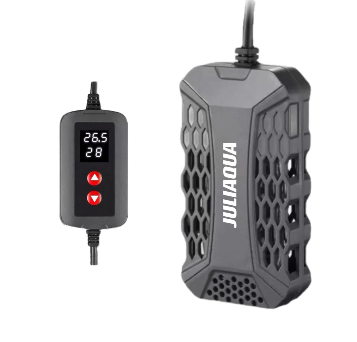 Riscaldamento per Acquario con Indicatore di Temperatura, Riscaldamento Eco, Regolabile, 25 W/50 W/100 W/150 W (Q-100 W)