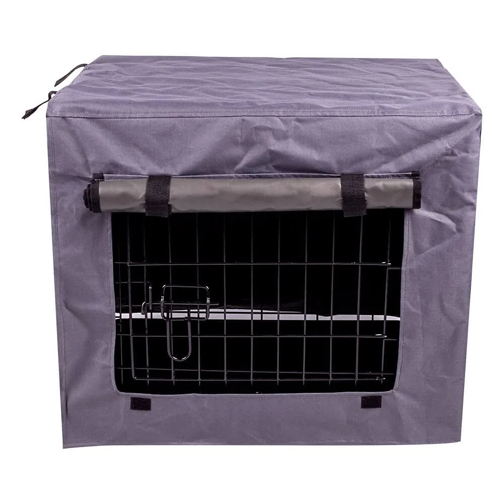 allpetsolutions Copertura per gabbia per cani con tempo tranquillo e resistente antivento impermeabile per cuccia per animali domestici, adatta alla maggior parte delle casse per cani da 42"