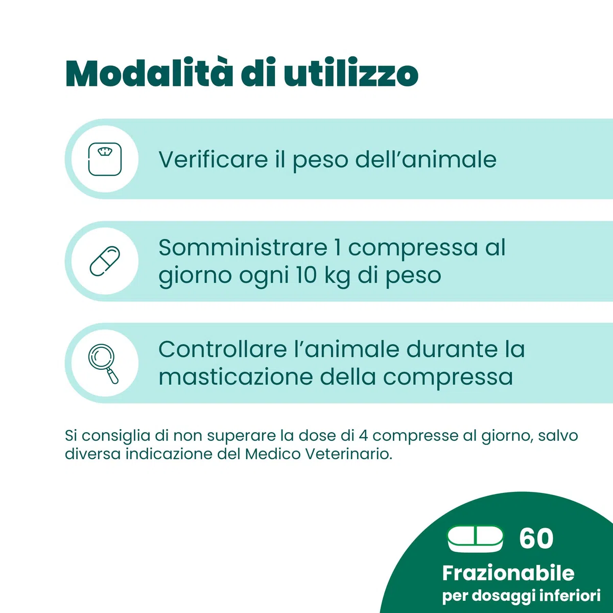 CAMON | Detoxivet Mangime Complementare per Cani e Gatti, Azione Depurativa e Disintossicante, Regola la Funzionalità Intestinale e Renale, 60 Compresse da 1g