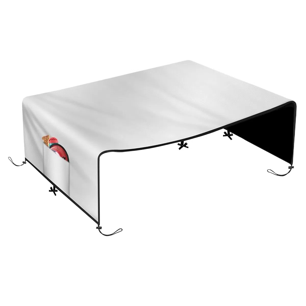 Copertura per gabbia per cani, in tessuto Oxford 210D, impermeabile, di grandi dimensioni, per campeggio, cortile, spiaggia, riunione di famiglia, patio, picnic