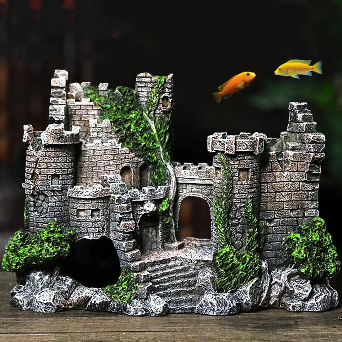 Decorazioni Acquario, Simulazioni in Resina, Ornamento Artificiale, Paesaggio Grotta, Decoro e Accessori per Esterni