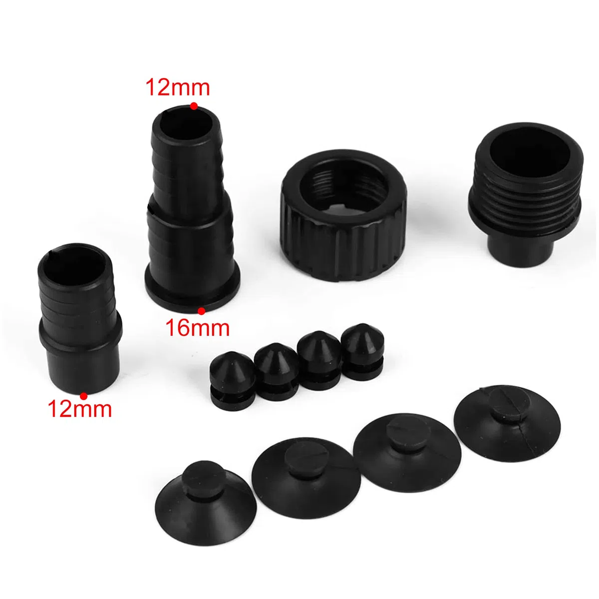 EXLECO Pompa Acqua 500L/H 7W 230V Pompa Sommersa per acquario Pompa per laghetto Sommergibile Pompe Fontana Pompe filtro Pompa di alimentazione Pompe sommergibili con Spina per Piscina Stagno Étang