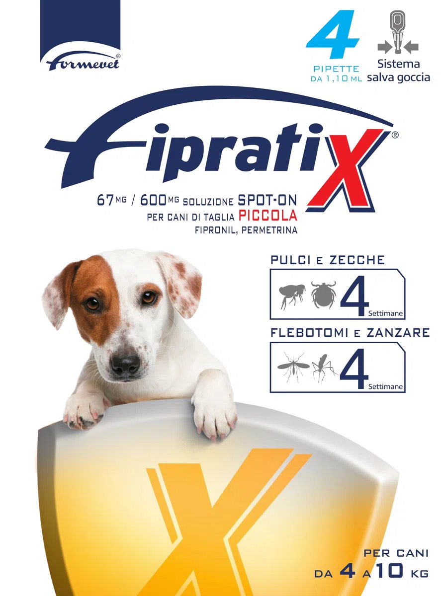 Fipratix 67 Mg/600 Mg Soluzione Spot-on per Cani di Taglia Piccola