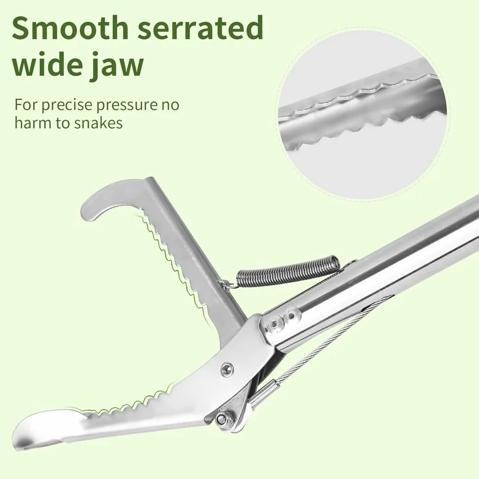 Osmond Strumento per afferrare serpenti, clip per afferrare serpenti, strumento per afferrare serpenti adatto per vari scenari, pinze a serpente