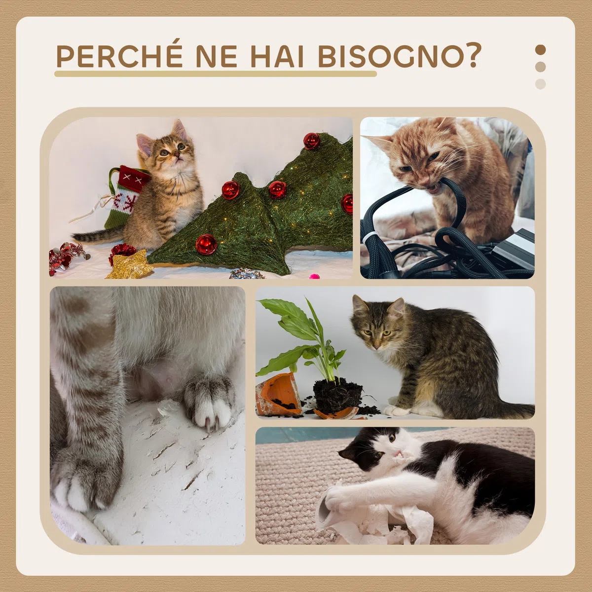 PawHut Albero Tiragraffi per Gatti Multilivello in Peluche con Casetta per Gatti e Lettino, Palestra per Gatto Tiragraffi in Juta e Pallina, Grigio
