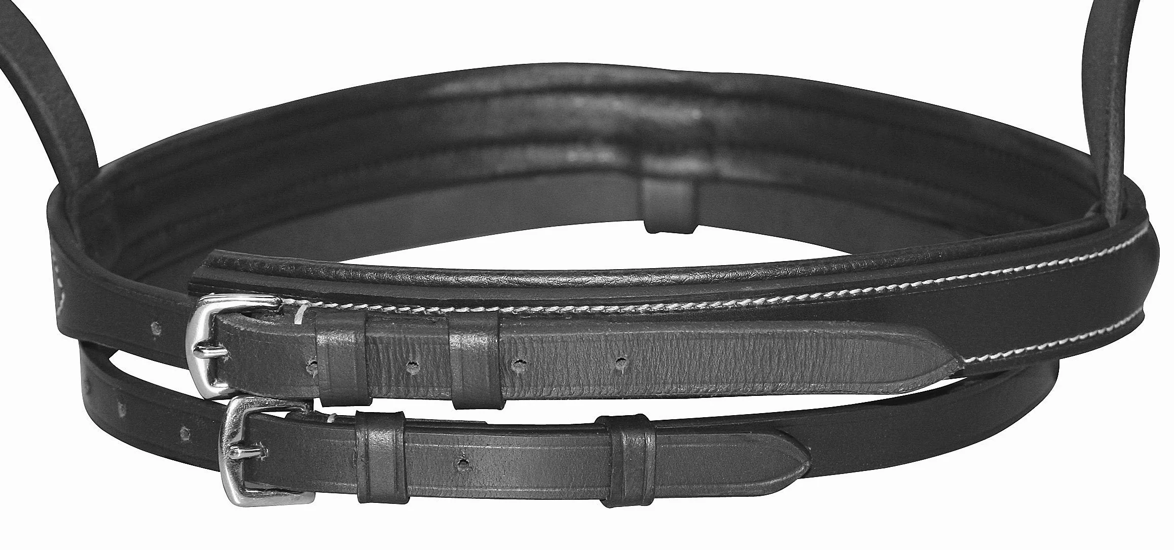 Covalliero Kerbl 32171 - Briglia per purosangue Standard in Pelle Nera