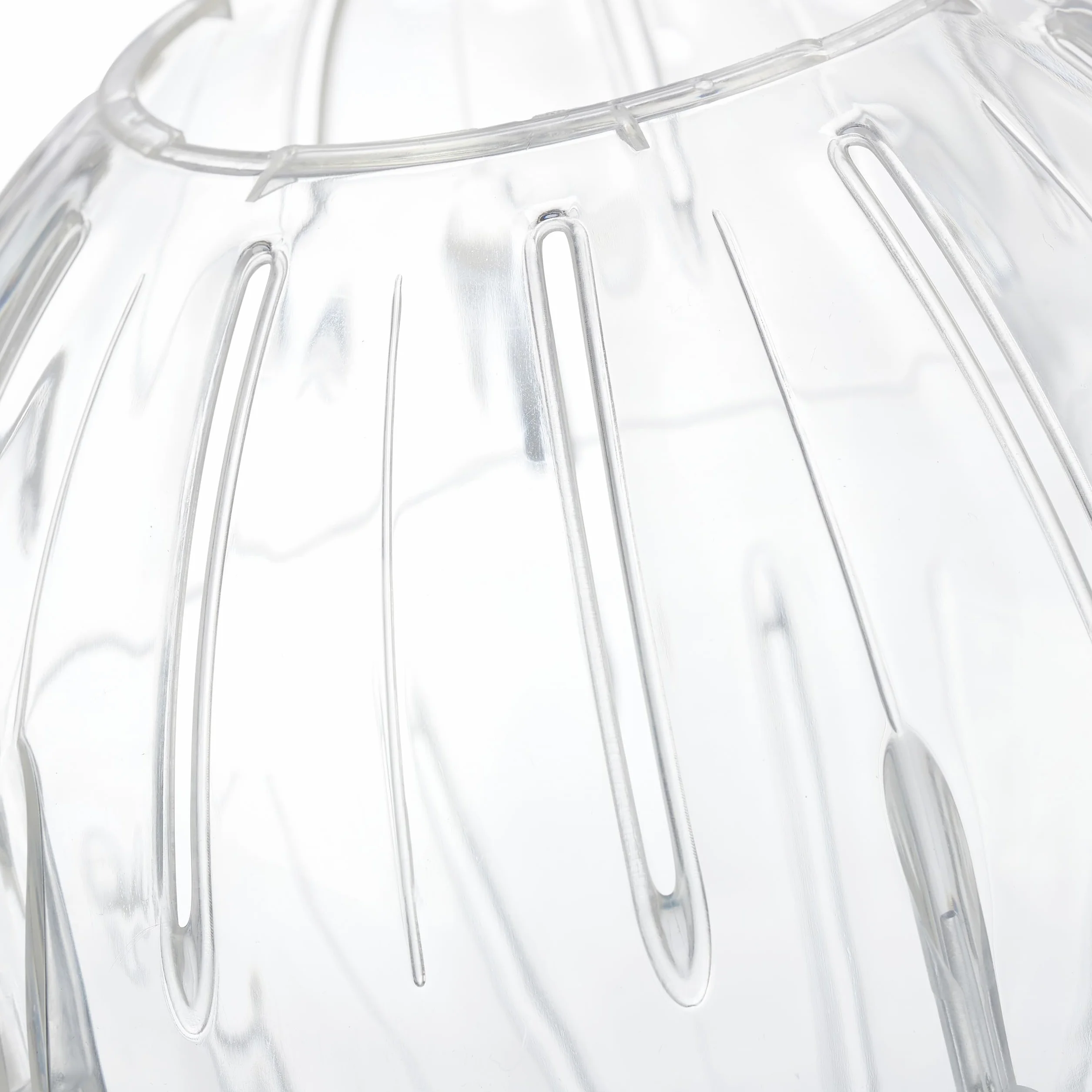 Relaxdays Palla per Criceti, Sfera da Ø 18,5 cm, Giocattolo per Topi, in Plastica, Hamster Ball, Trasparente Azzurro