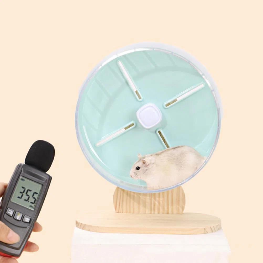 FRCOLOR Ruota per Criceti da 20 Cm di Ruota per Esercizi Silenziosa per Piccoli Animali Domestici Base Stabile Giocattolo per Attività con Animali Domestici Per Il Gioco E L'Attività