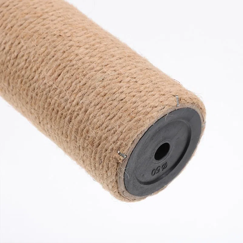 Yardwe Tiragraffi Per Gatti Da Interno Verticale in Corda Di Iuta Naturale 40 Cm Palo Di Ricambio Robusto Per Protezione Mobili e Benessere Felino