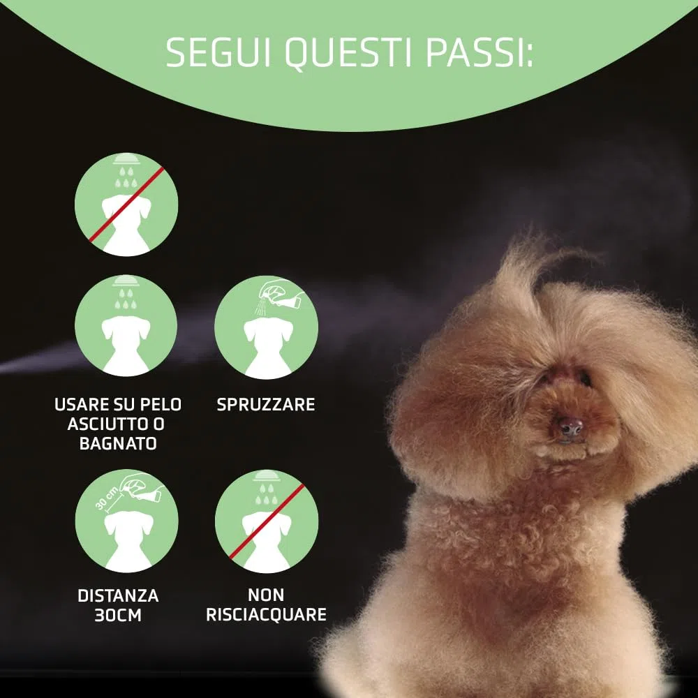 Artero Mix Conditioner senza risciacquo per cani e gatti, districante idratante e lucidante, spray anti-statico per pelo secco o annodato, cura professionale del mantello, 300 ml