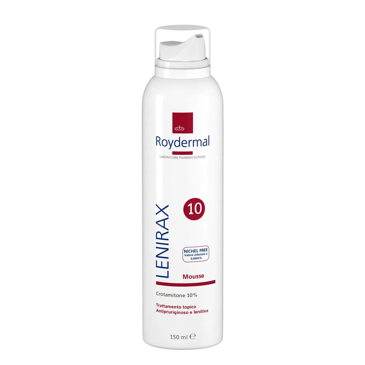 Lenirax 10 Mousse, barriera protettiva contro irritazioni e prurito, 150ml