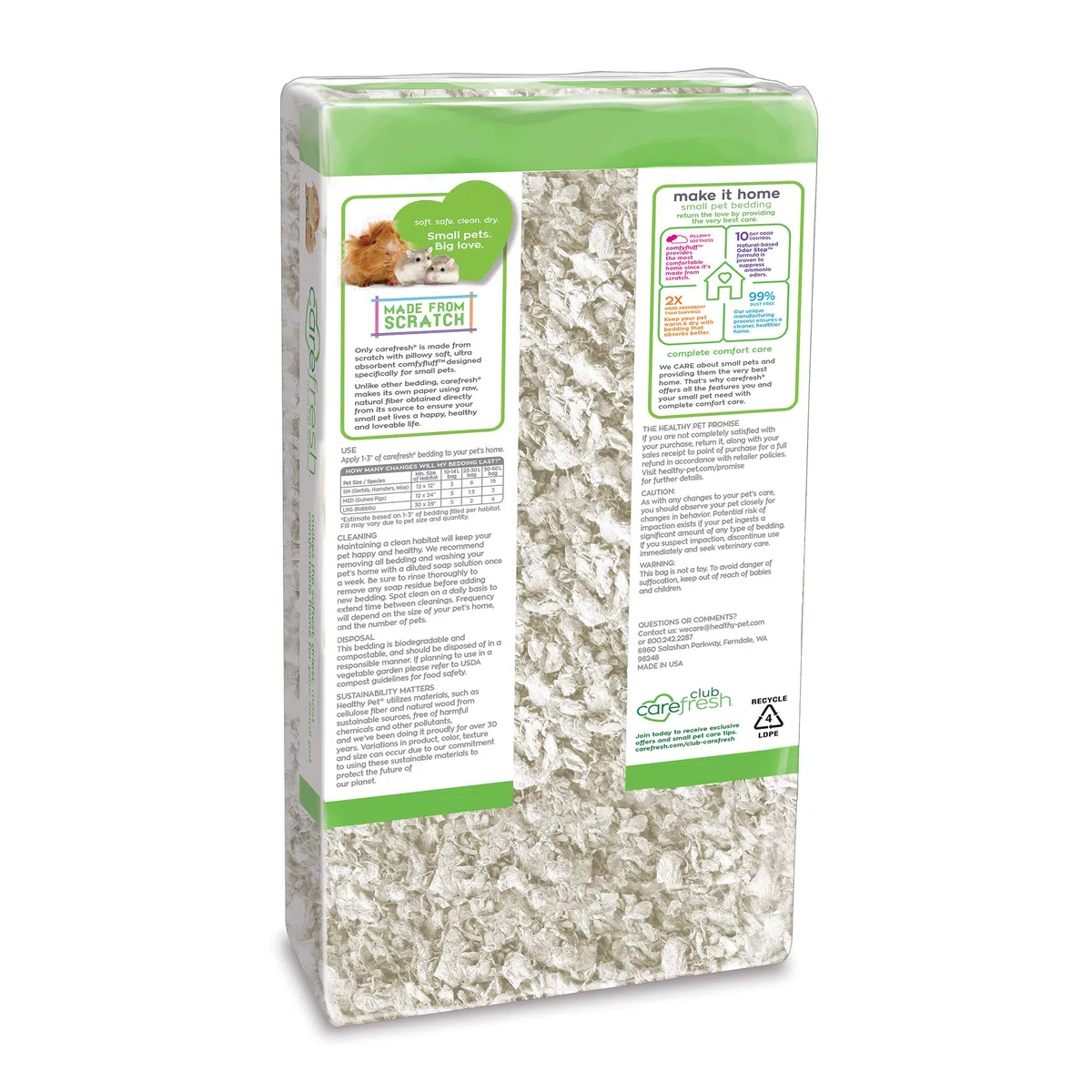 Carefresh - Biancheria da Letto per Animali Domestici