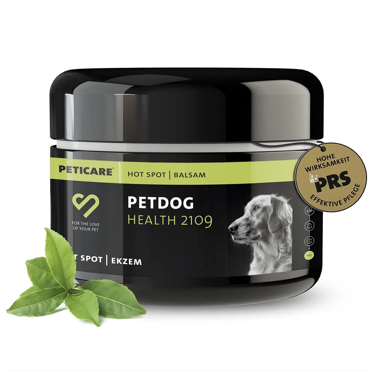 Peticare Balsamo Hot-Spot ed Eczemi Cani – Cura Delicata per Dermatiti Essudanti e Prurito – con Lanolina e Argento Colloidale – Pomata Lenitiva
