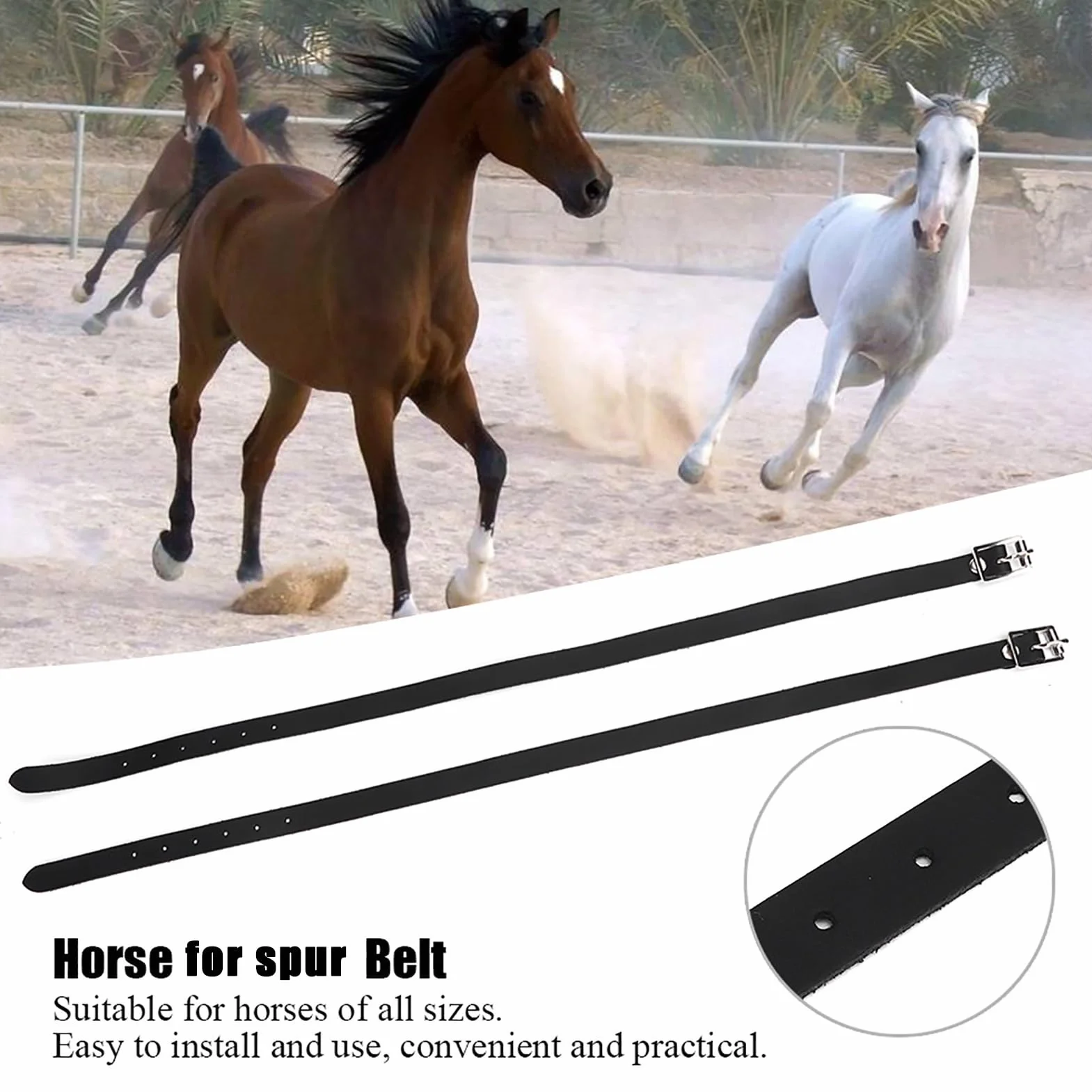 Yosoo Health Gear Staffile Cavallo Allungato, Staffili, Accessori Cavallo Staffa Cavallo per Cavallo