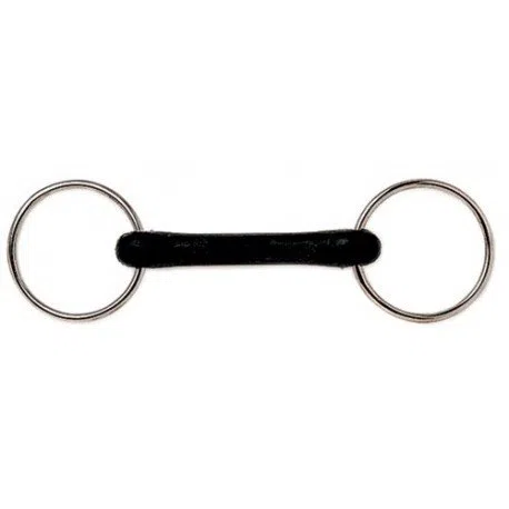 Hispano equitazione – Morso Sefton Mouth Anello di gomma dritto dura