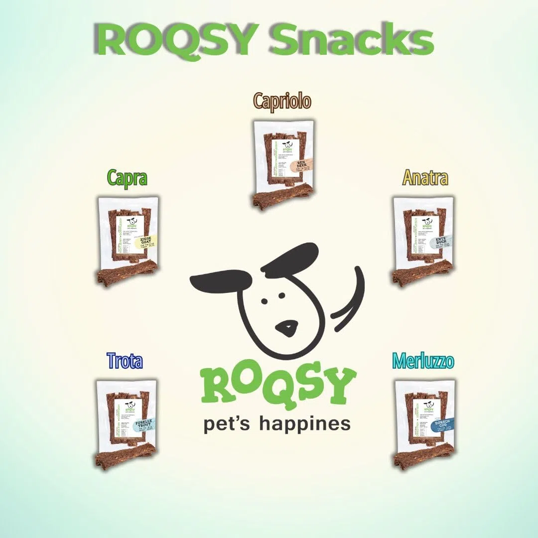 Snack Naturale per Cani 100% Capra – Monoproteico, Ipoallergenico, Senza Cereali – 200g (2×100g)