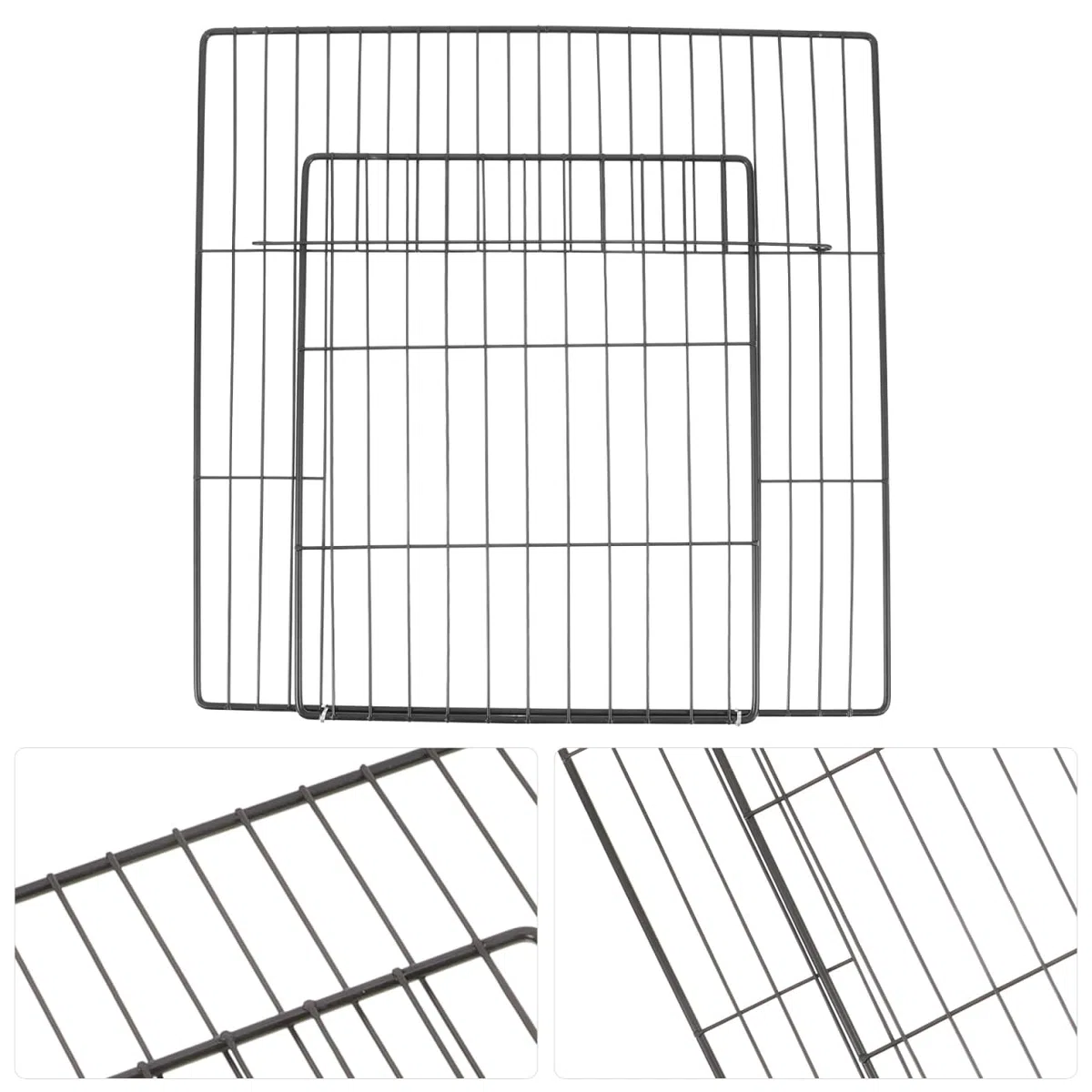 BESPORTBLE Pannello Porta Gabbia Per Animali Accessorio Per Recinto Di Cani E Gatti Facile Da Installare E Trasportare Design Con Rete Per Piccoli Animali Porta Per Gabbia Per Cani E Gatti