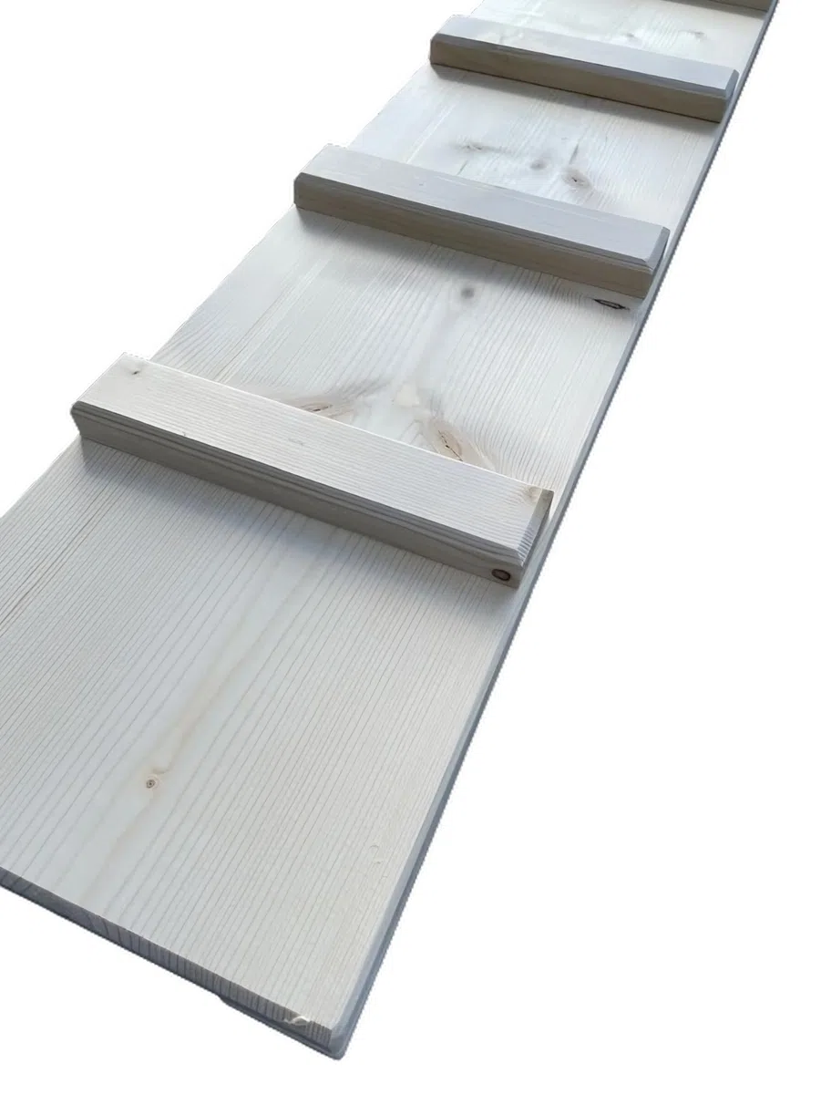Scala per gatti versatile, adatta per interni ed esterni, diverse lunghezze (1,2 m naturale senza smalto)