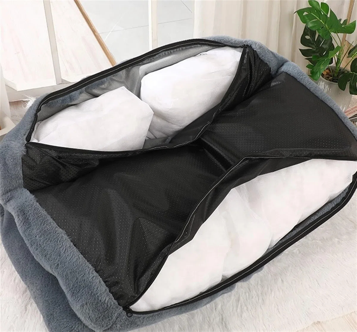 Revuera Divano for Animali Domestici, Lavabile Soffice Divano for Animali Domestici Peluche Divano for Animali Domestici Antiscivolo Letto for Cani for Divano Divano Calmante for Animali Domestici Div