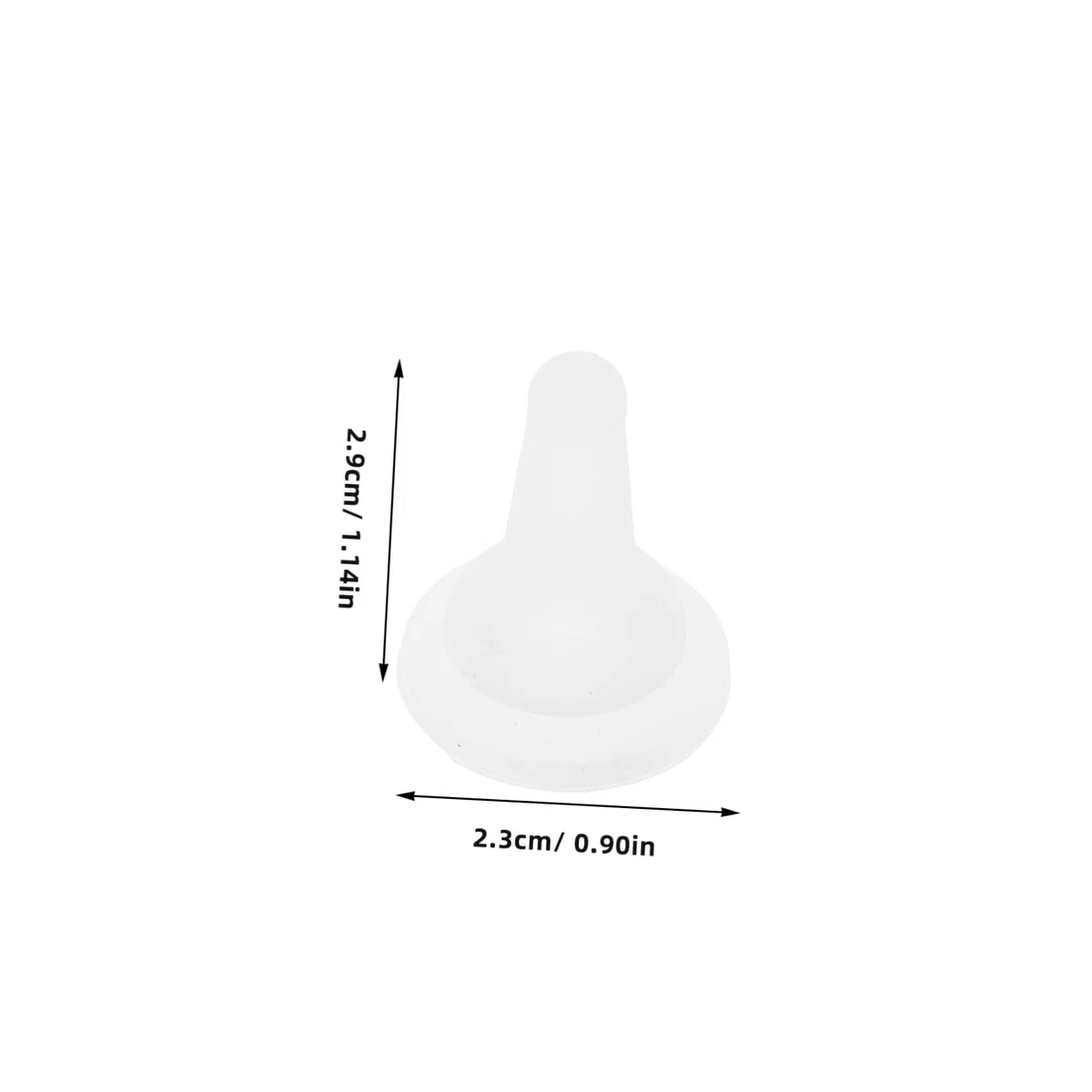 ibasenice Set da 50 Tettarelle per Biberon in Silicone per Animali Domestici, Taglia Piccola, Sicure e Facili da Pulire, per Alimentazione Quotidiana di Cuccioli e Gattini