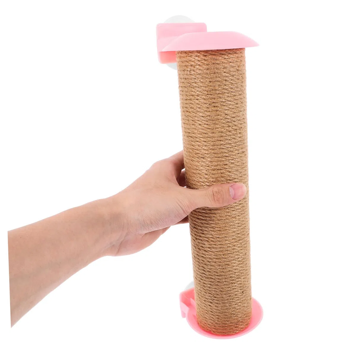 Sosoport Ricambio Tiragraffi Multifunzionale in Corda di Juta Rosa per Gatti Compatibile Gabbia per Uso Indoor e Gatti Piccoli