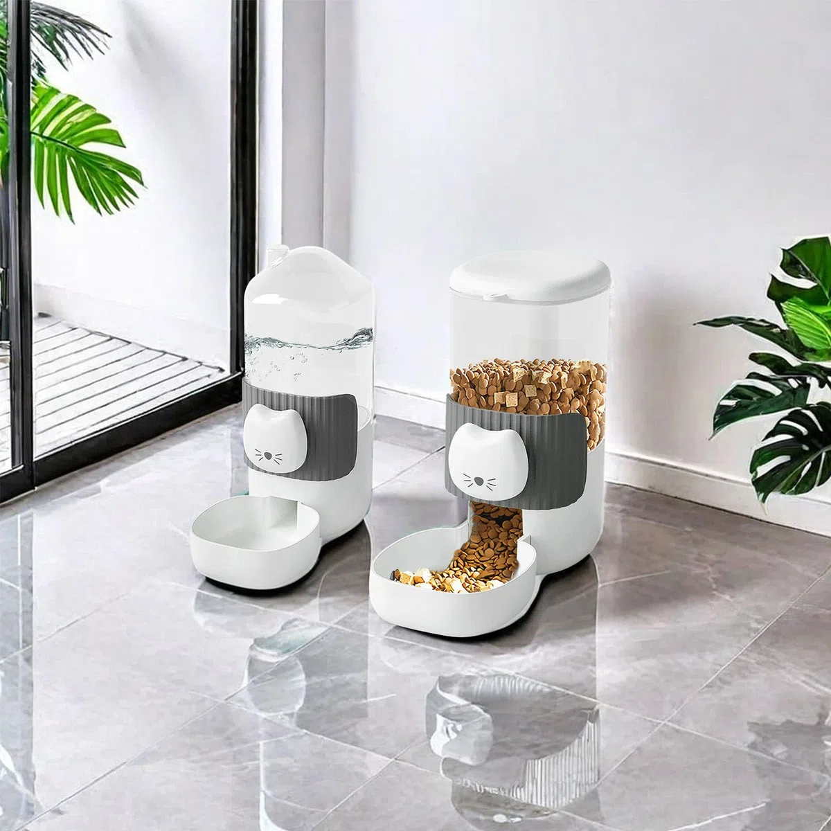 Beverino Coniglio: 2 Pezzi Abbeveratoio Conigli, 1L / 35oz Borracce per Conigli Automatico, Beverino Criceto da Appendere Senza Gocciolamento Distributore Automatico Di Cibo E Acqua per Cavie Criceti