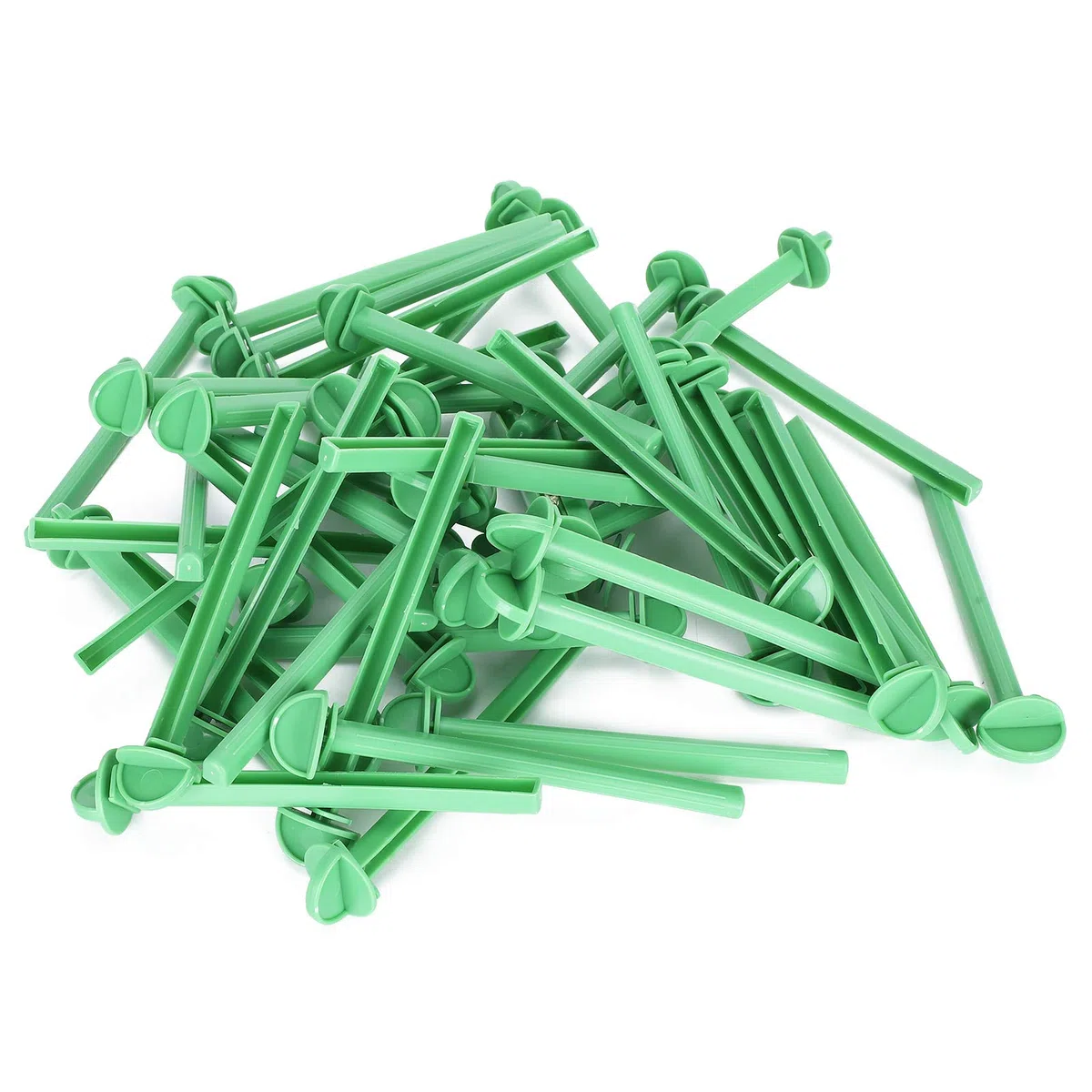 Set di 50 Supporti per Bastoncini in Plastica per Gabbia Uccelli, Accessori per Parrocchetti