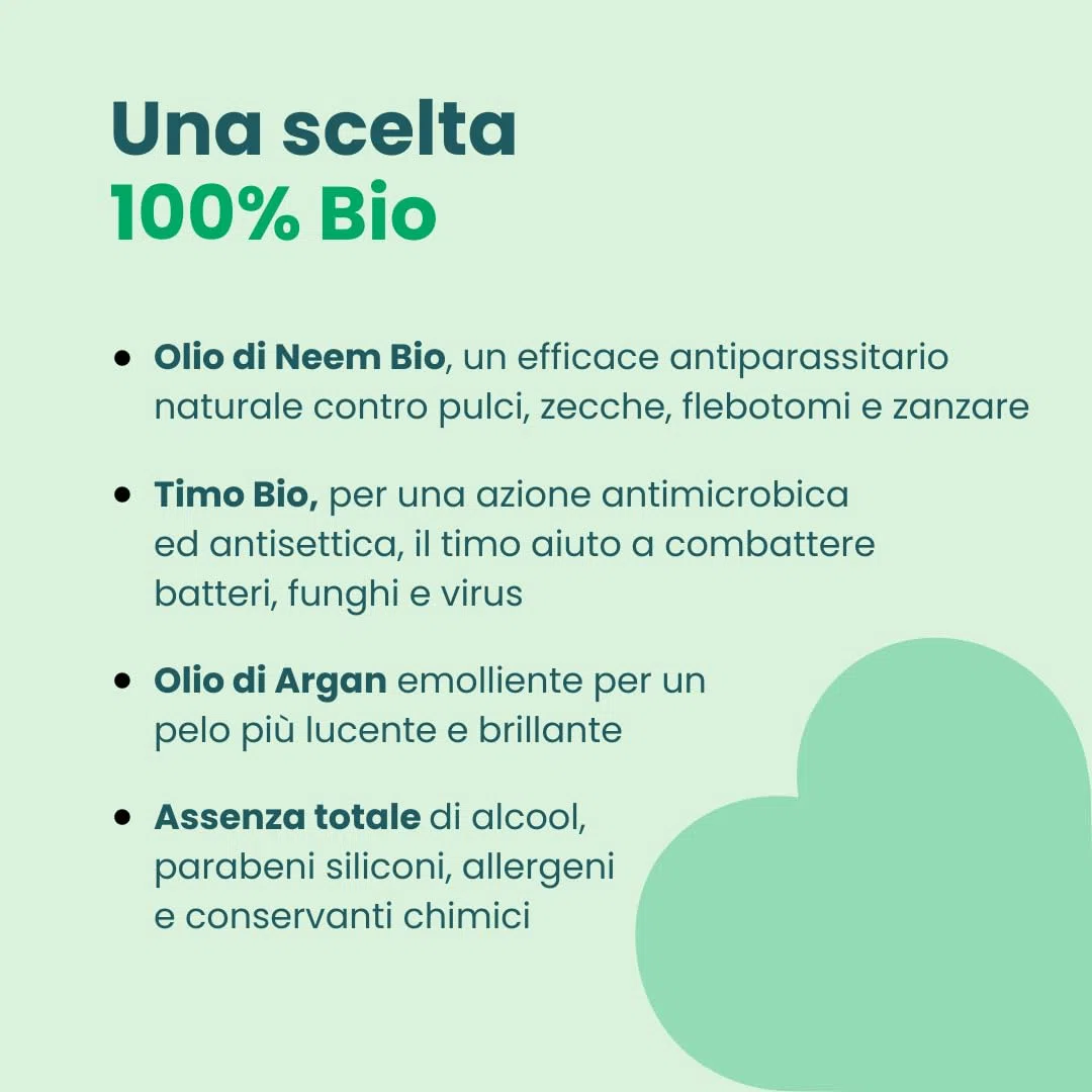 Profumo per cani lunga durata con olio di neem, timo e argan 150ml, profumo cane naturale a ph neutro sicuro anche per cuccioli, profumo cani professionale - Made in italy