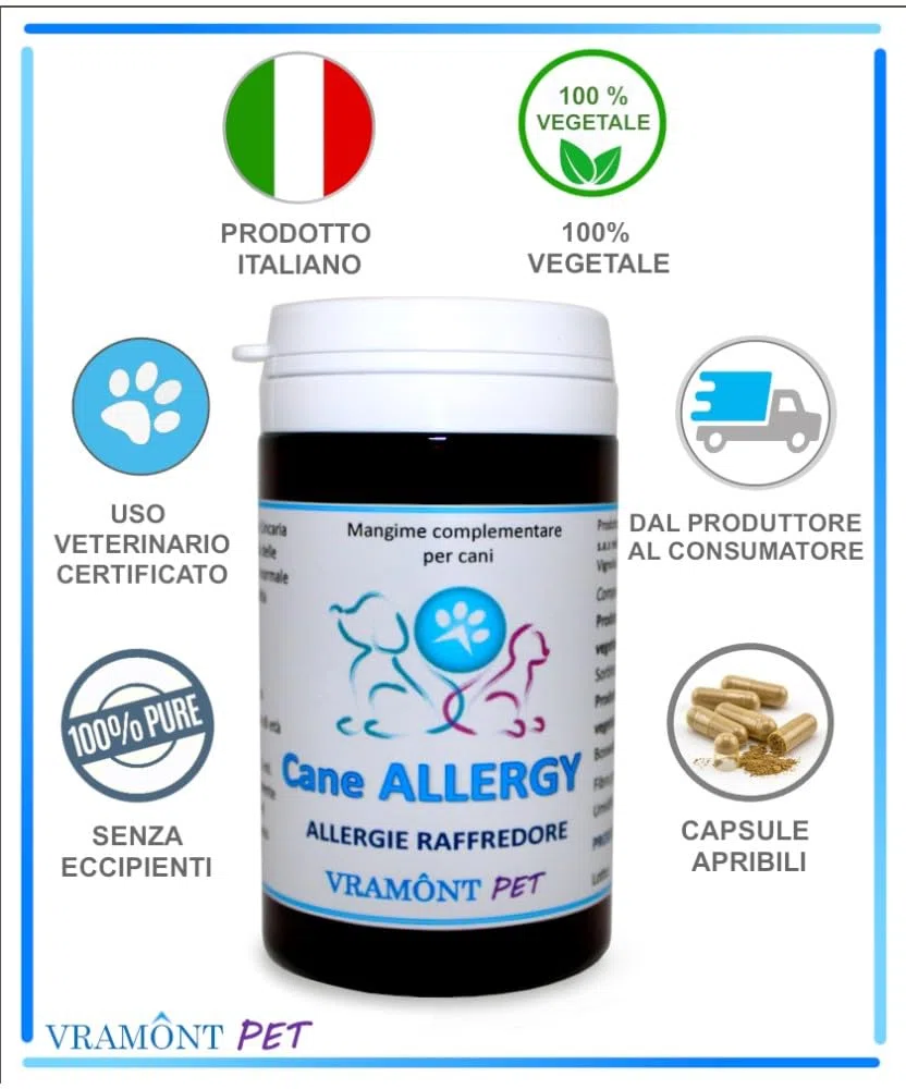 Cane Allergy Allergie e Raffreddamento 50 Capsule