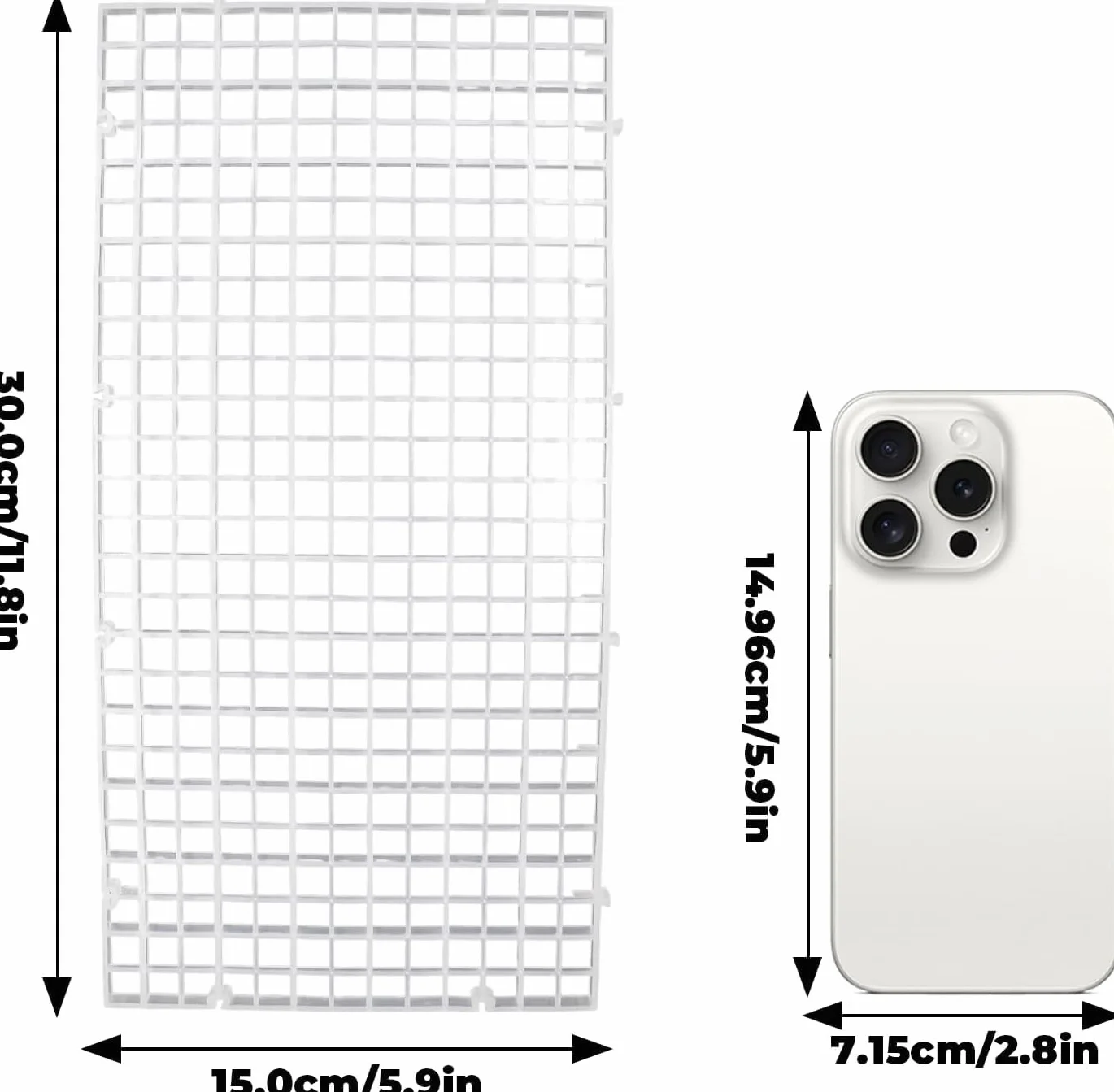 Dnoifne Confezione da 8 coperture per acquario in acrilico trasparente con clip, coperchio ventilato per serbatoio, pannello superiore personalizzabile per allestimenti di allevatori