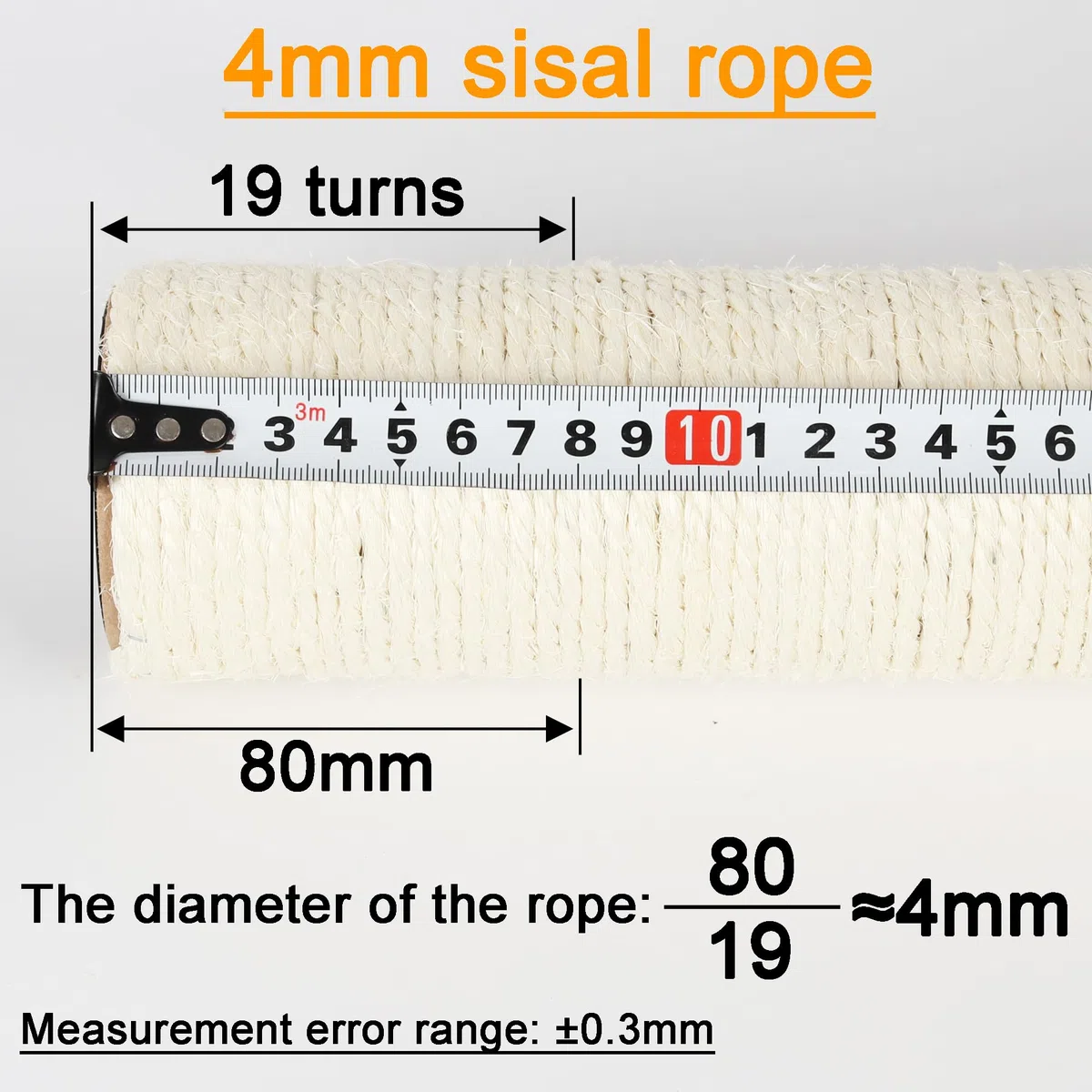 4 pali di ricambio per tiragraffi M8 M10 (M10 x 4 pezzi, 45 cm)
