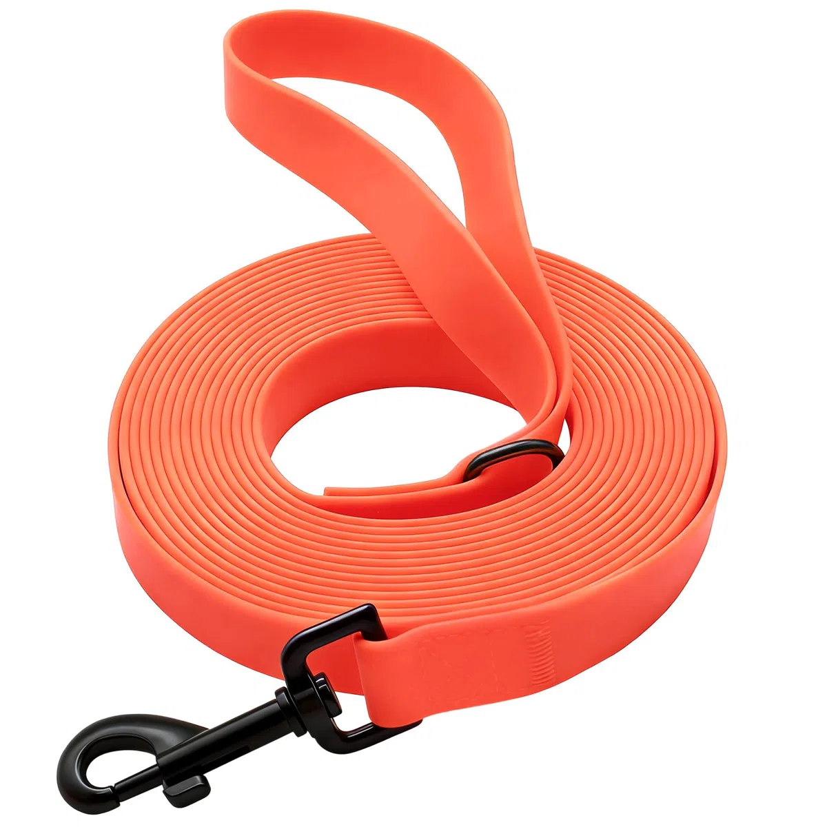Guinzaglio impermeabile per cani, 3 m/5 m/10 m/15 m, guinzaglio antistrappo, guinzaglio per cani di taglia grande e piccola (arancione, 10 m)