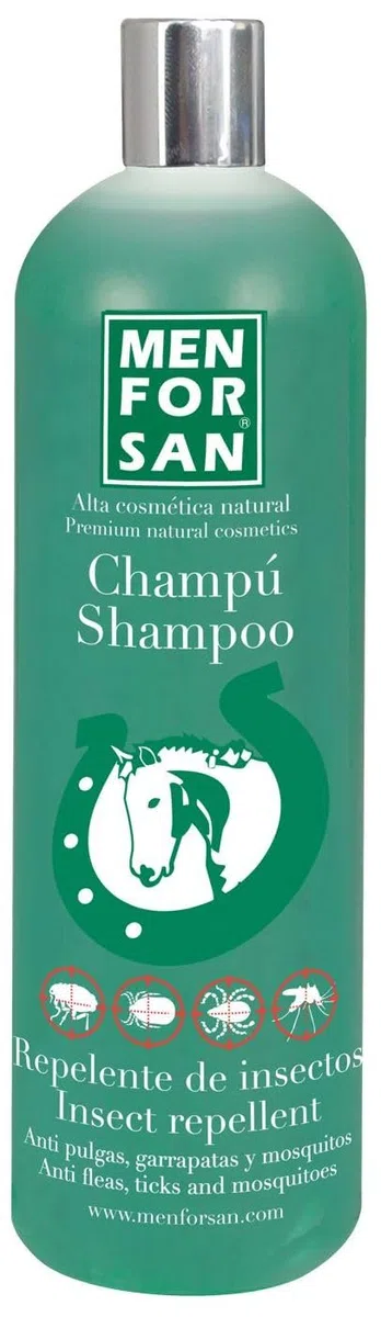 MENFORSAN Shampoo Repellente per Cavalli 1L, Con Citronella, Senza Effetti Collaterali, Prodotto Naturale