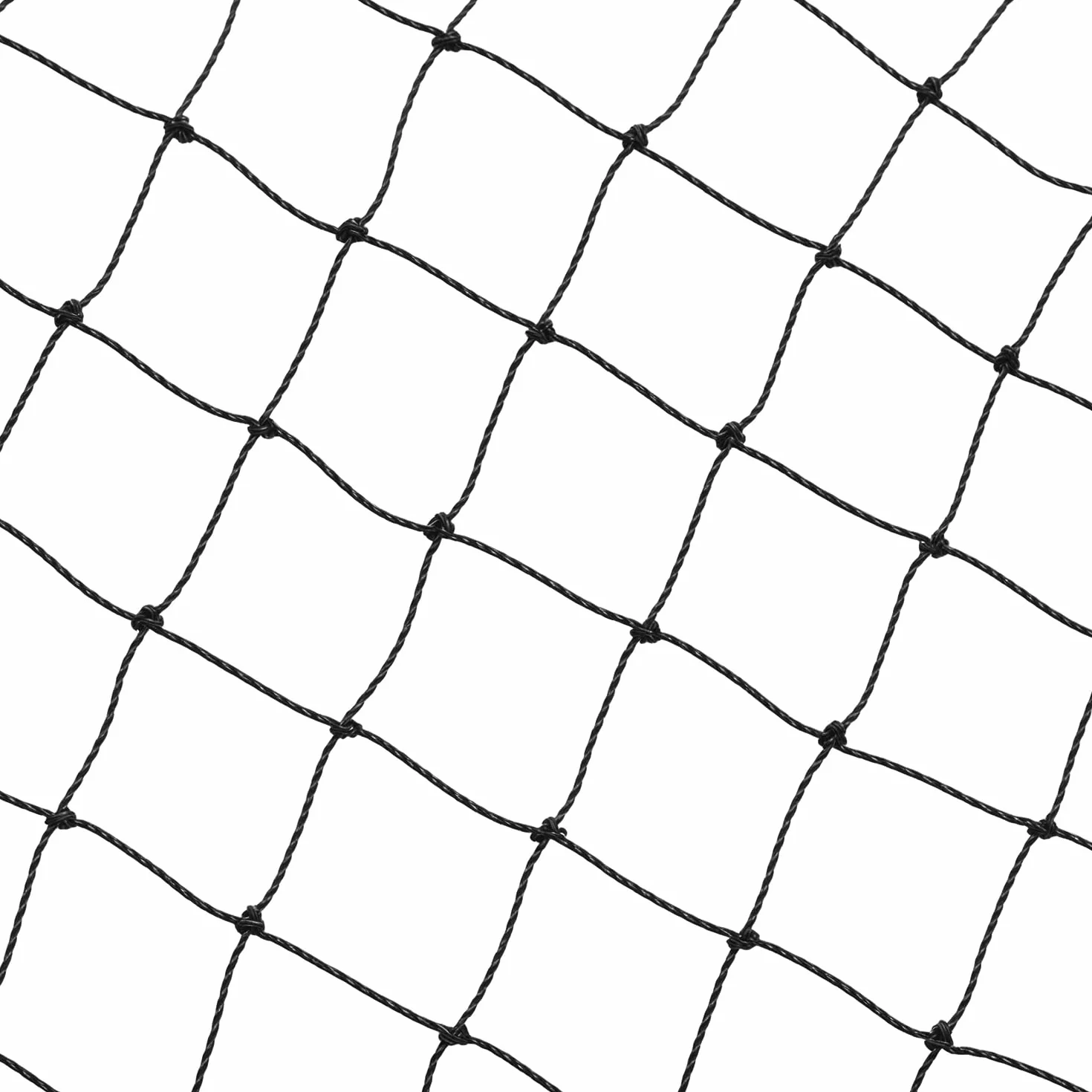 QWORK® Rete per Gatti Rinforzata con Filo Metallico, Incluso Set di Fissaggio, 2x3m, Nera per balconi, Porte e finestre Esterne